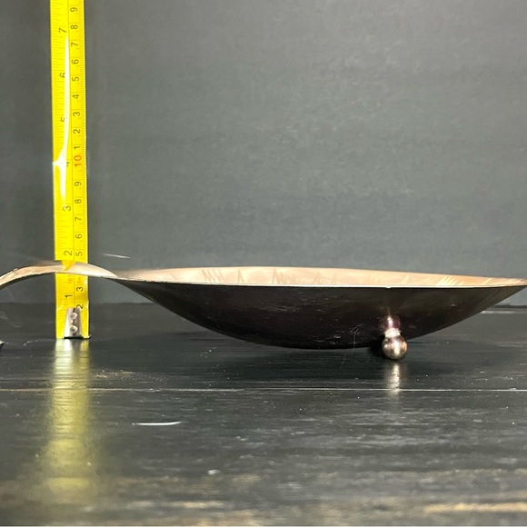 Vintage WMF-IKORA Silver Plated Leaf Shaped Trinket/Candy Tray Germany - Picture 11 of 11